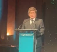 Milei fue distinguido en Nueva York y habló de la guerra: "Vamos a ganar"