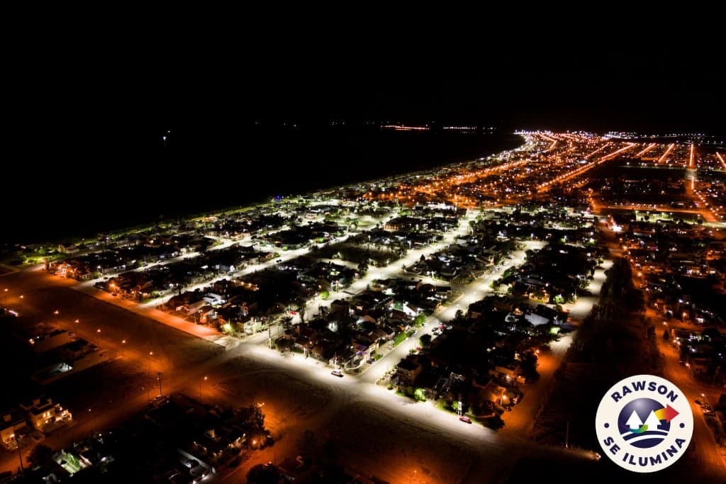 Avanza el programa “Rawson se Ilumina”
