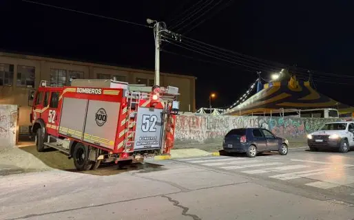 Comodoro: Un exempleado del circo intentó prender fuego la carpa