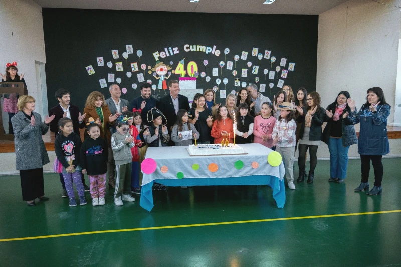 Biss acompañó los 40 años de la Escuela 167