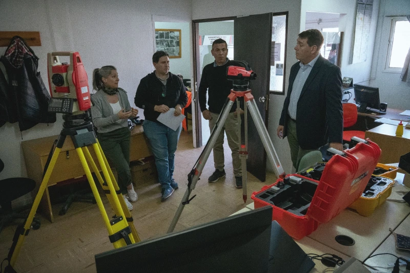 Rawson: Nuevo equipamiento topográfico
