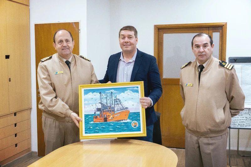 Biss recibió a autoridades de la Prefectura Naval Argentina