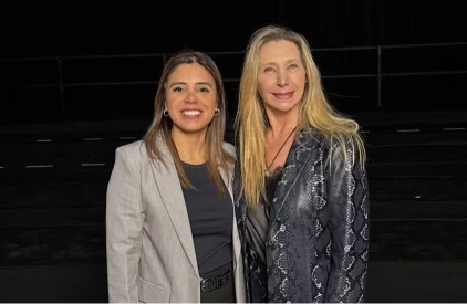 La candidata de Chubut se mostró con Karina Milei quién es investigada por coimas