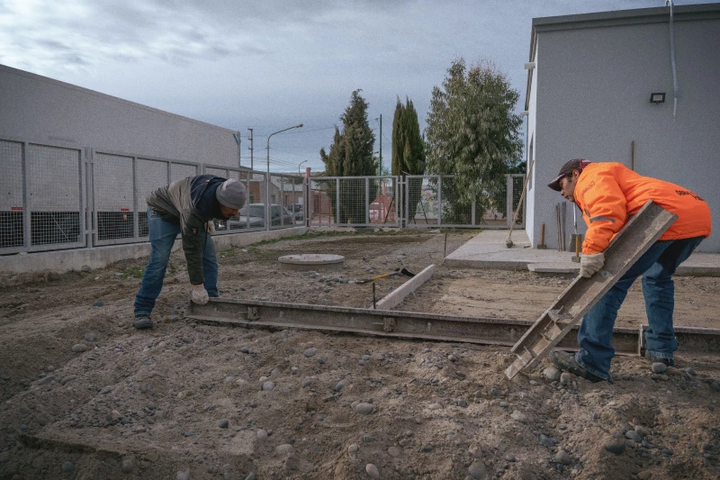 La municipalidad de Rawson realiza obras en el CAPS del Área 12