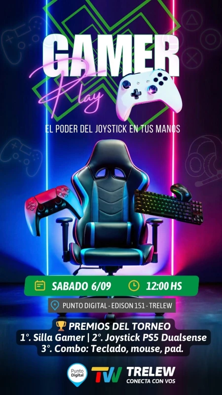 Gamer Play en Punto Digital: torneo y juegos para toda la familia
