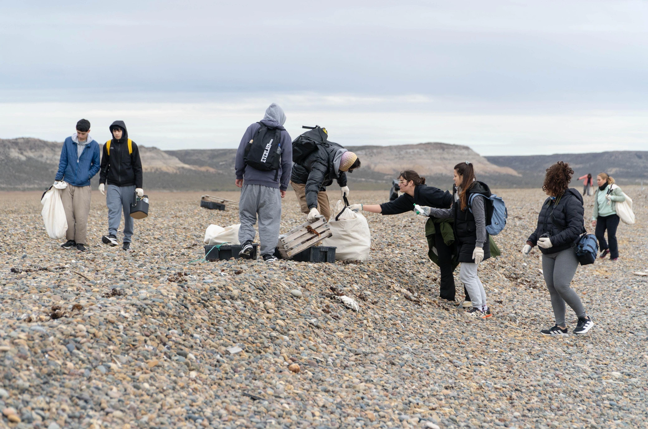 Estudiantes de la 776 realizaron actividades en Punta Ninfas