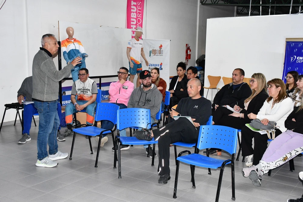 Chubut Deportes ultima detalles de cara a los Juegos Deportivos Nacionales Evita 2025