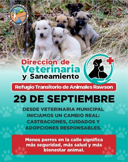 Rawson pone en funcionamiento el Refugio Transitorio de Animales