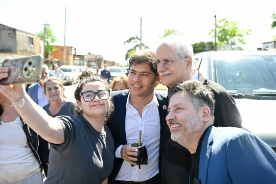 Axel Kicillof encabezó actos en distintos puntos del conurbano 