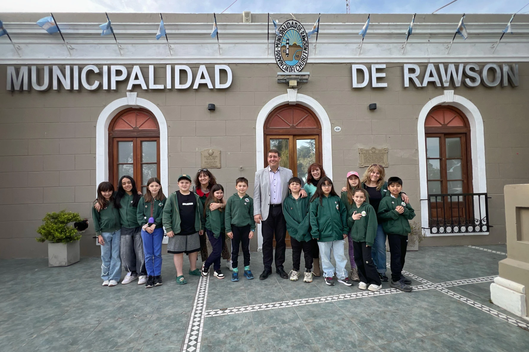 Estudiantes de Trevelin visitaron Rawson