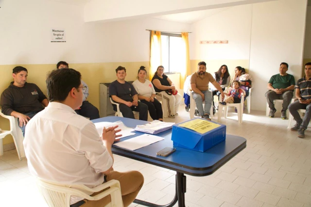 Avanza la red de gas en el barrio Gregorio Mayo