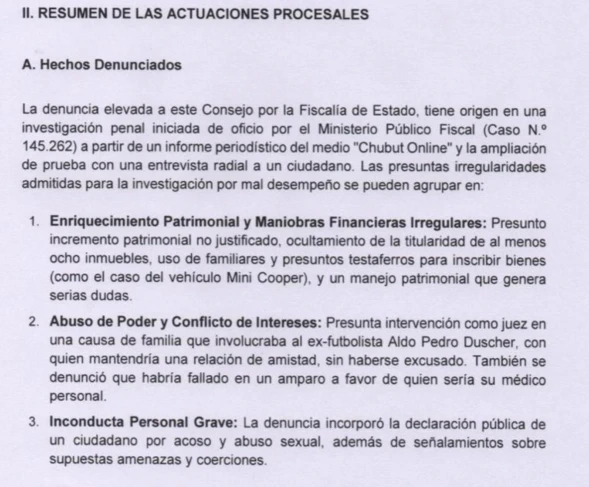 Piden la suspensión y el enjuiciamiento del Juez Petris
