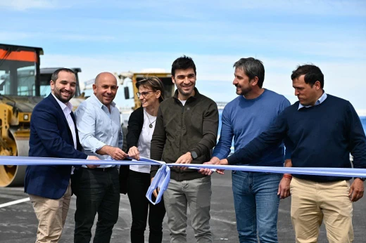 Torres habilitó el tramo central de la Doble Trocha Trelew - Puerto Madryn, una obra postergada durante más de 20 años