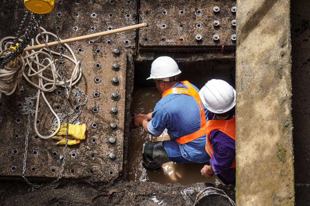 Importante mantenimiento de filtros en la Planta Potabilizadora