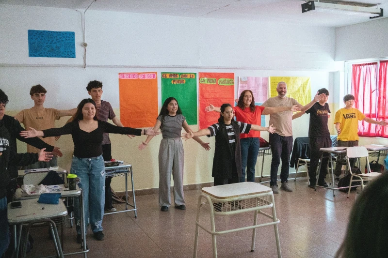 Alumnos de la Escuela 752 participaron de la charla "Noviazgo sin violencia"