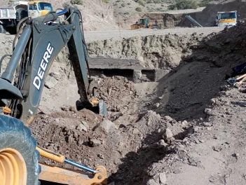 Provincia repara una zona crítica de la Ruta Provincial N°12