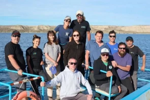 Especialistas realizan análisis del ecosistema marino del ANP Península Valdés