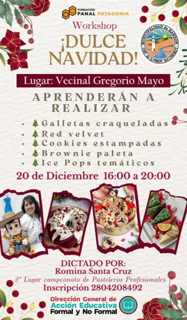 Taller de Repostería en el barrio Gregorio Mayo