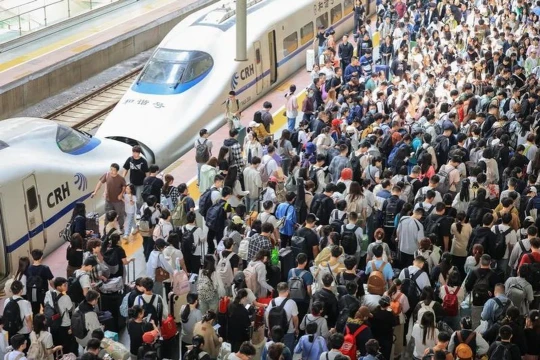 Récord de pasajeros en la red ferroviaria de China durante 2025