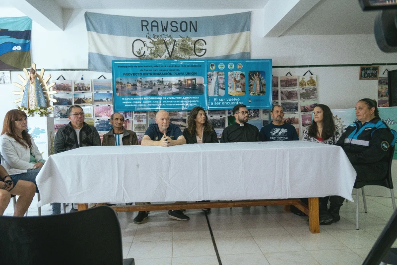 Llega la Virgen Malvinera a Rawson