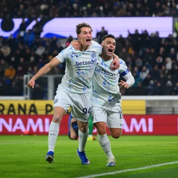 Inter venció al Atalanta y recuperó el liderato en la Serie A