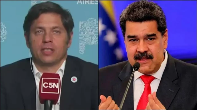 Axel Kicillof condenó la captura del gobierno de Donald Trump a Nicolás Maduro