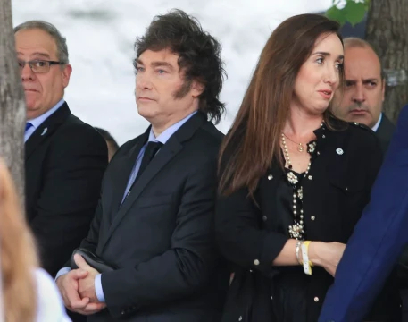 Versiones cruzadas sobre un nuevo enfrentamiento entre Milei y Villarruel por los incendios en Chubut