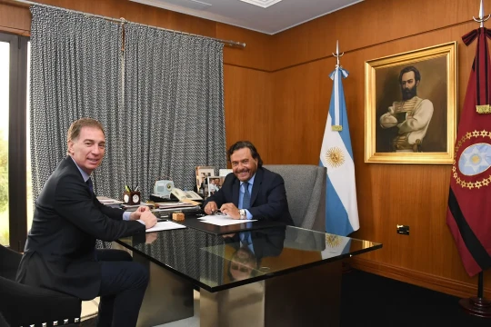 Sáenz pidió a Santilli más certezas sobre las obras de infraestructura para Salta