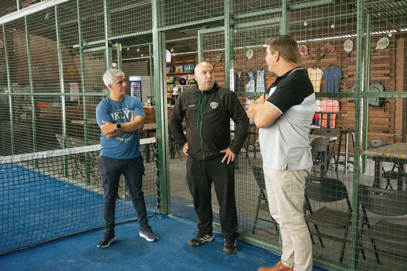 Germinal Padel presentó sus nuevas canchas de sintético