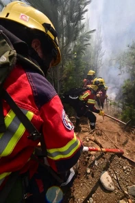 Más brigadistas se suman al operativo para combatir los incendios en el Parque Nacional “Los Alerces”