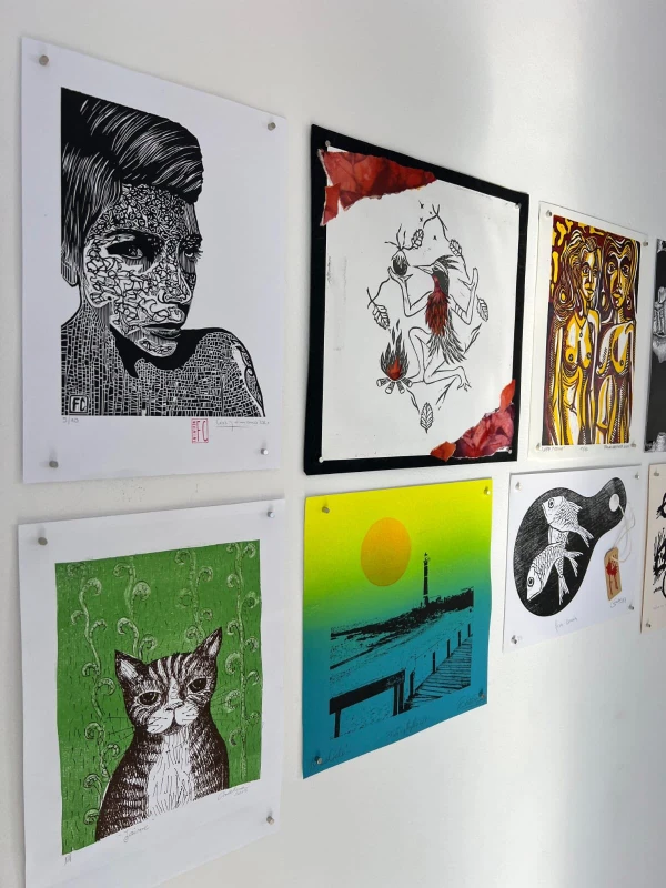 Muestra federal itinerante de grabado fue inaugurada en el Centro Cultural Provincial en Rawson