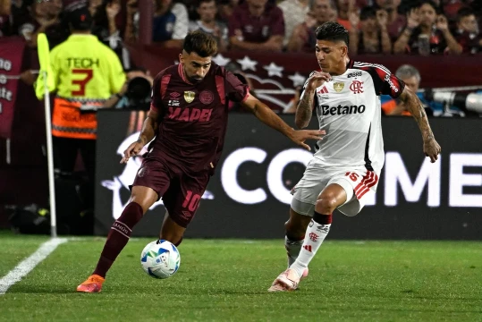 Histórico triunfo de Lanús ante Flamengo por 1-0, en la ida de la Recopa Sudamericana