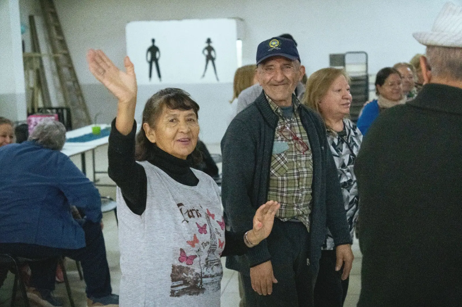 Caminata comunitaria en la Plaza Guillermo Rawson