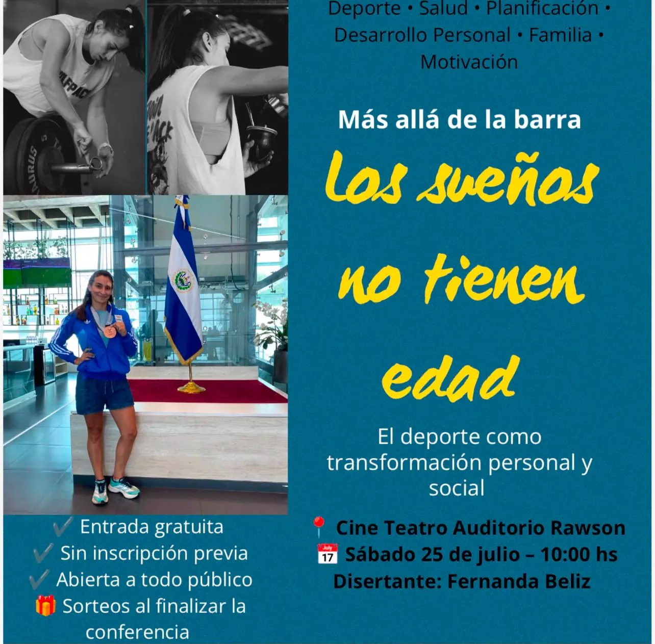 Charla motivacional en Rawson