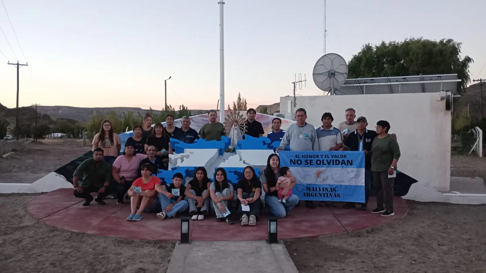 La Virgen Malvinera recorrió 14 localidades de Chubut