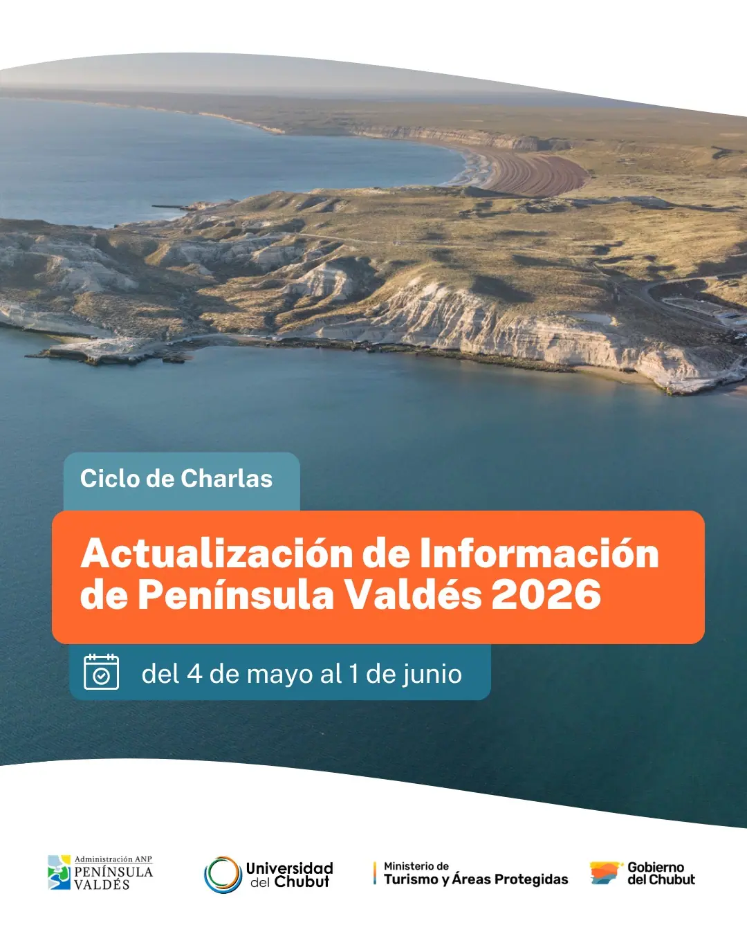 Provincia lanza un nuevo ciclo de charlas de actualización sobre Península Valdés