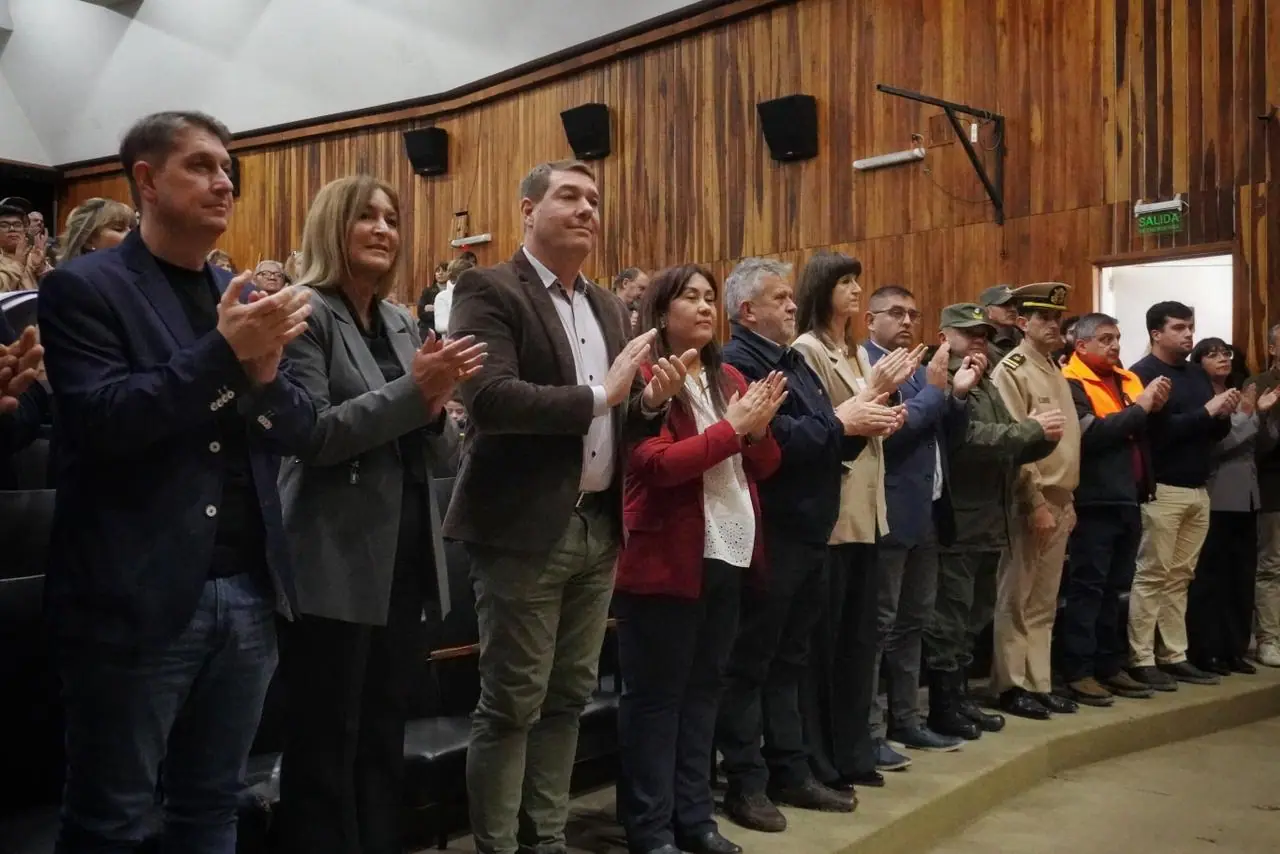 Los Bomberos Voluntarios de Rawson celebraron sus 55 años de vida