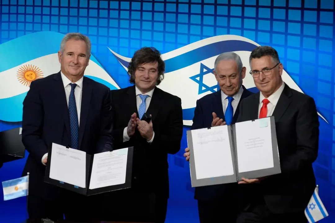 Quirno anunció que Milei y Netanyahu firmaron "tres Memorandos de Entendimiento"