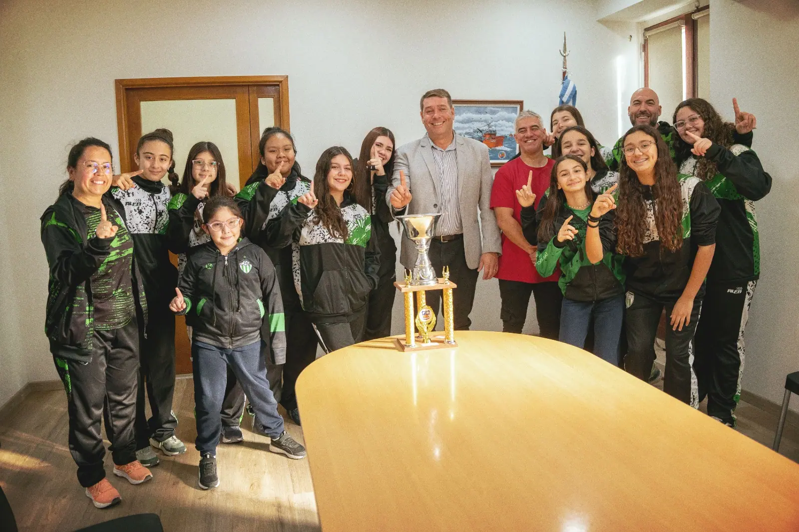 Biss recibió a las campeonas provinciales U15 de Germinal