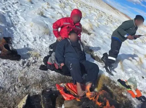 Rescataron a cuatro mineros tras tres noches atrapados por la nieve en Catamarca