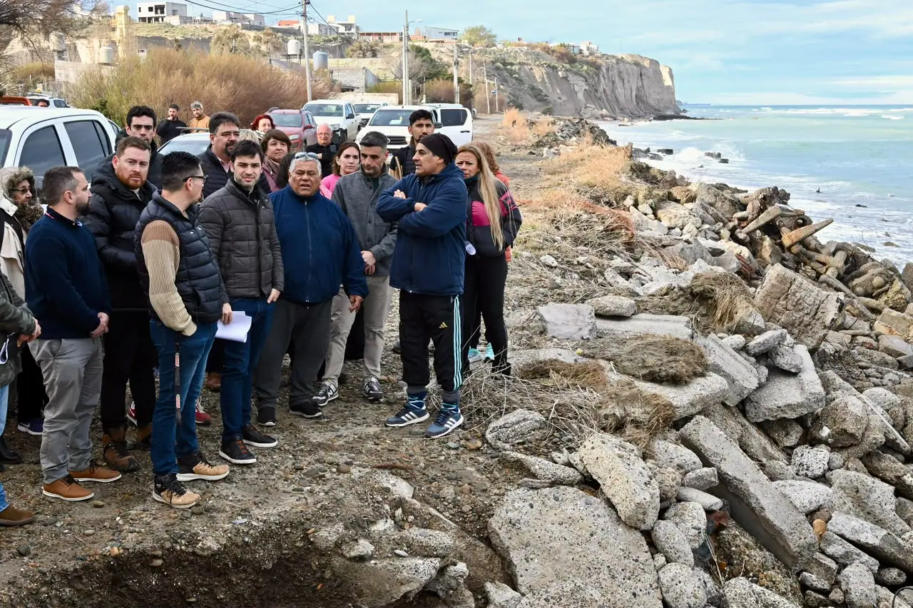 Provincia construirá defensas costeras en el Km 5 de Comodoro Rivadavia
