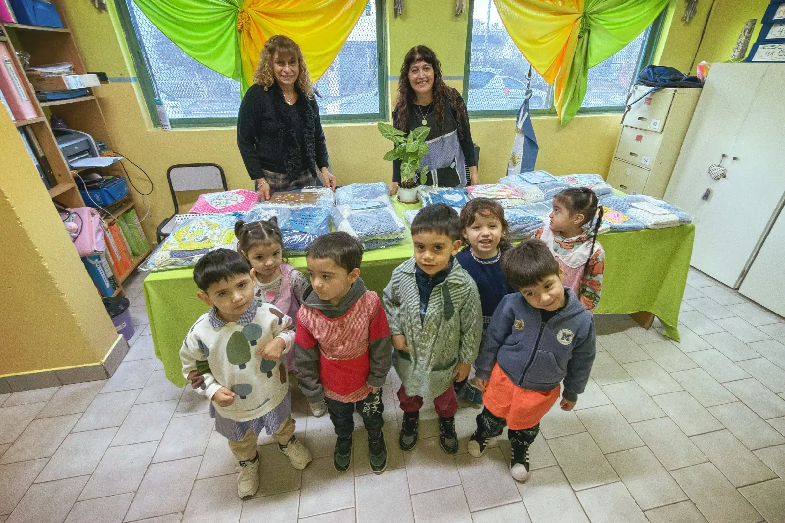 Los Jardines Municipales donaron mantas a instituciones