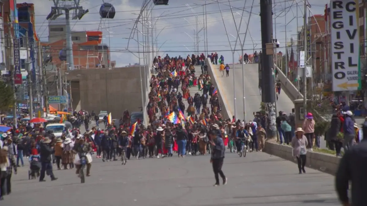 El gobierno boliviano exigió el cese de los bloqueos en La Paz