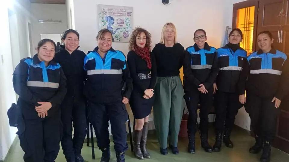 El SAVD brindó una nueva capacitación en la  Comisaría de la Mujer de Rawson