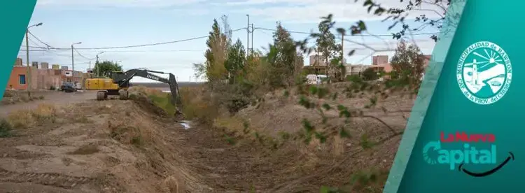 Rawson intensifica la limpieza de pluviales