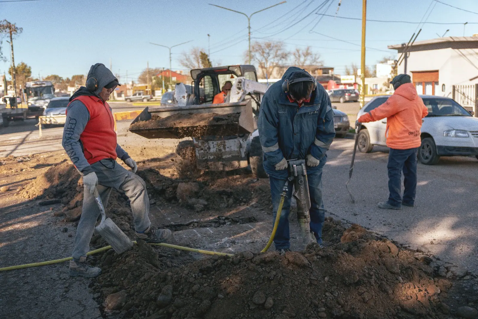Avanza a buen ritmo el Plan de Bacheo de Rawson