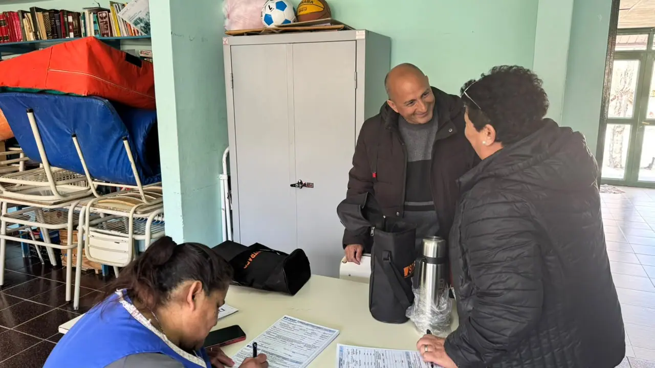 Barrionuevo recorrió la Meseta y reafirmó el compromiso con los afiliados del SITRAED