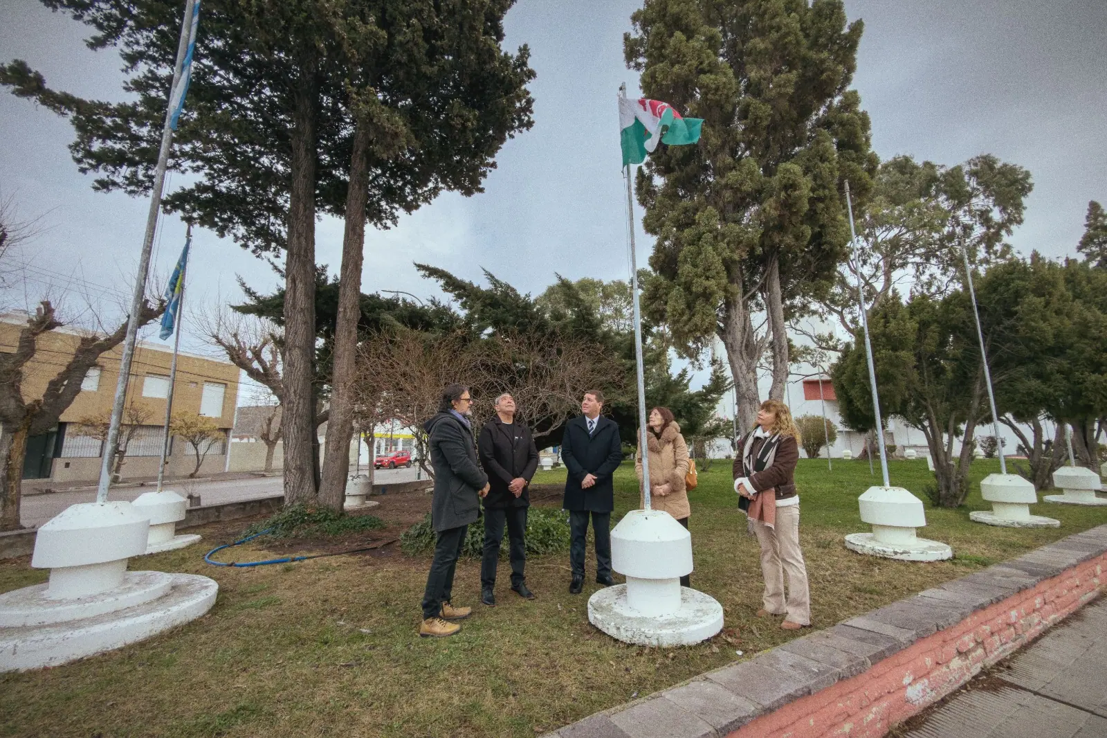 Biss presidió el acto por los 161 años de la Gesta Galesa