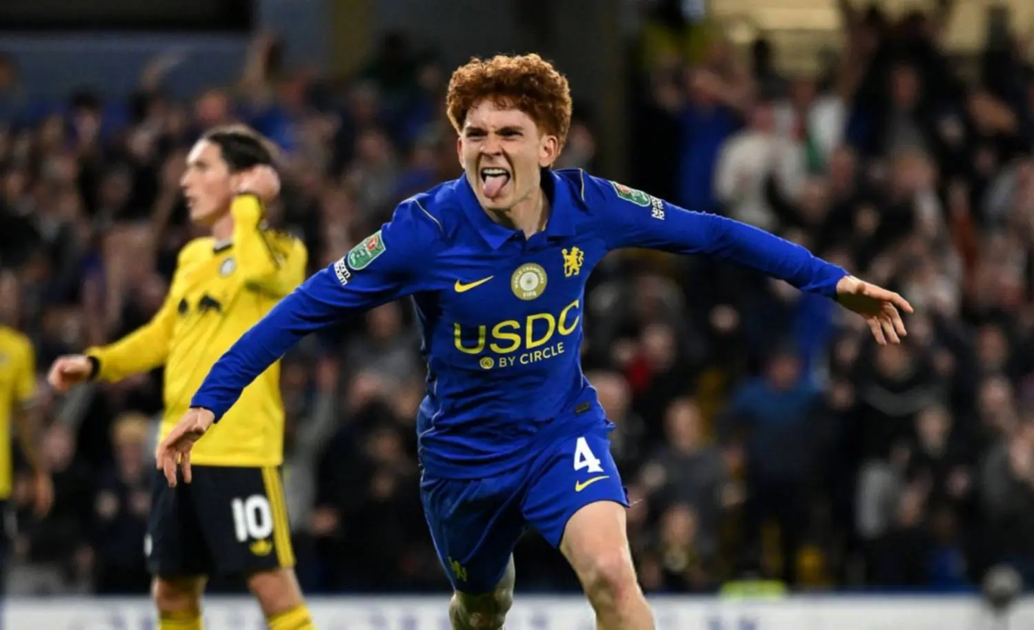 Valentín Barco convirtió su primer gol con la camiseta del Chelsea