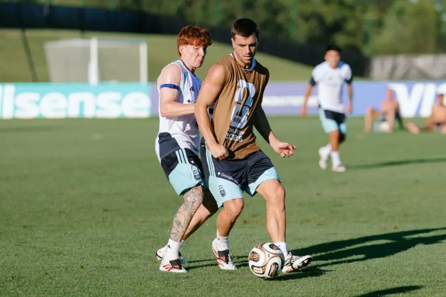 La Selección argentina volvió a los entrenamientos
